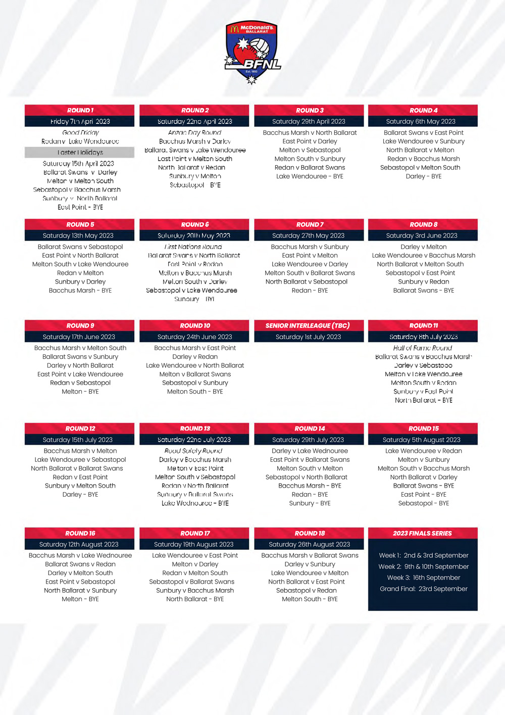 2021 draw senior